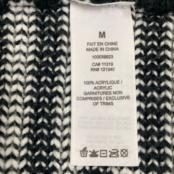 Dynamite Open Front Striped Duster Cardigan Sweater size Medium - Picture 5 of 7